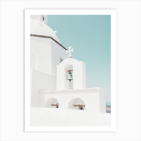 Bells Of Elegance Aqua Art Print