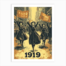 Aihrgdesign A Vintage Activist Poster Celebrating Womens Suff Bd6dd540 4991 4011 A10b D3edbbe259d7 0 Art Print