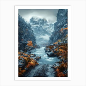 Fjords Of Norway 7 Art Print