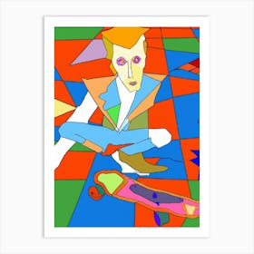 Bowie Dancefloor Art Print