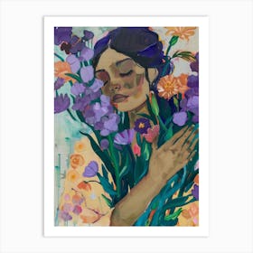 'Soul Of Flowers' Art Print