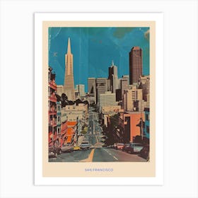 Kitsch San Francisco Poster 4 Art Print