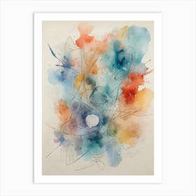 Abstract Watercolor Painting 7 Art Print