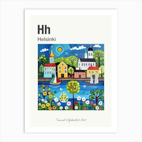 Kids Travel Alphabet  Helsinki 4 Art Print