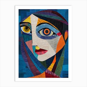 Face Of A Woman 25 Art Print