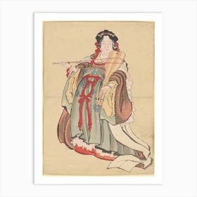 Benten (Goddess Of Love) , Katsushika Hokusai Art Print