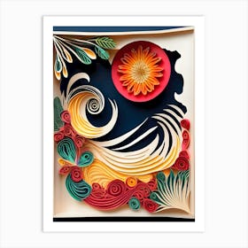 Quilling Art-Reimagined Art Print