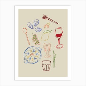 Tapas Art Print