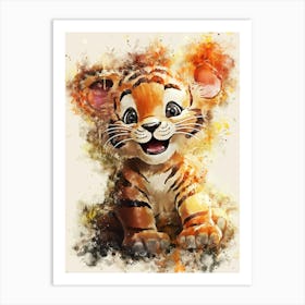 Tiger Cub Art Print