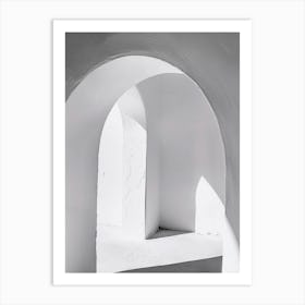 Arches Of Santorini Art Print