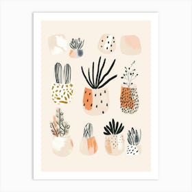 Cactus Collection Art Print