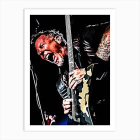 James Hetfield Metallichead band music 24 Art Print