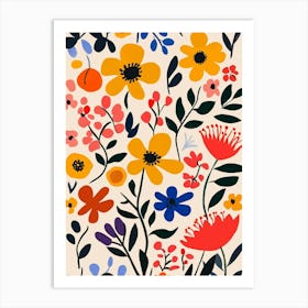 Floral Pattern 16 Art Print