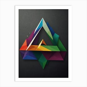 Geometric Triangle Art Print