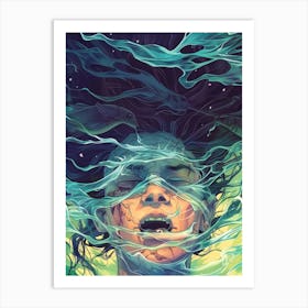 Underwater Art Print