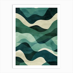 Wavy Waves Art Print