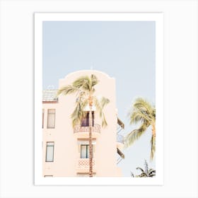 Tropical Building Art Print