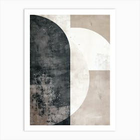 Neutral Reverie Minimalist Style 1 Art Print