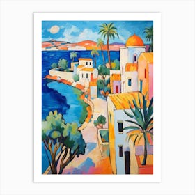 Hurghada Egypt 4 Fauvist Painting Art Print