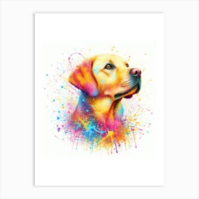 Labrador Retriever Watercolour 1 Art Print
