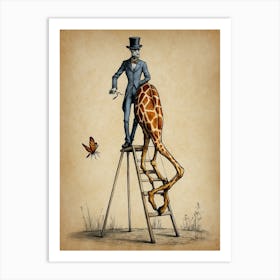 Giraffe 26 Art Print