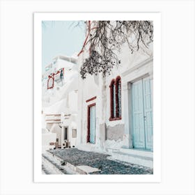 Santorini Charm 3 Art Print