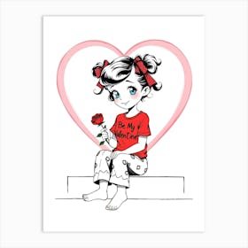 Be My Valentine - Cute Poster