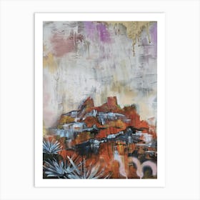 Abstract Texas Art Print