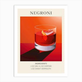 Negroni 3 Art Print