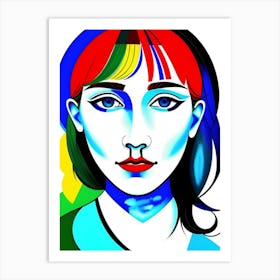 Portrait Of A Woman 9 Art Print