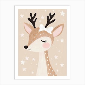 Deer Canvas Print Art Print