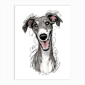 Greyhound 1 Art Print