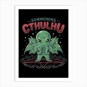 Summoning Cthulhu Art Print