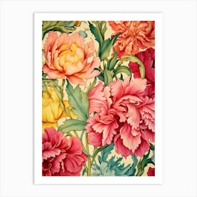 Peonies Wallpaper 3 Art Print