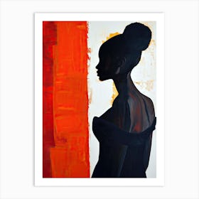 Whispers|The African Woman Series Art Print