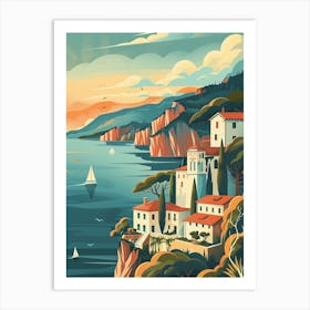 Retro Poster 2 Art Print