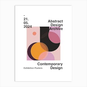 Abstract Design Archive Poster 36 Art Print