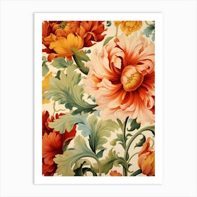 Floral Pattern 98 Art Print