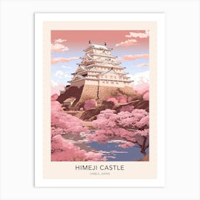 Himeji Castle Japan 2 Travel Poster Art Print