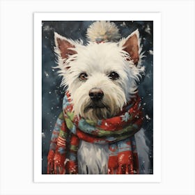 Westie Art Print