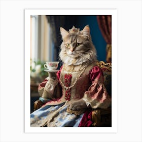 Cat In Costume 1 Art Print