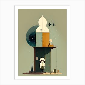 House In The Sky 1 Art Print