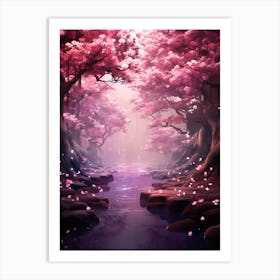 Beautiful Sakura Cherry Blossom 5 Art Print