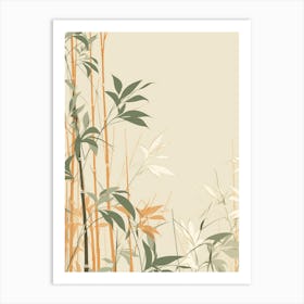 Bamboo Tree Vector Art Print