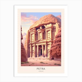 Petra Jordan Travel Poster Art Print