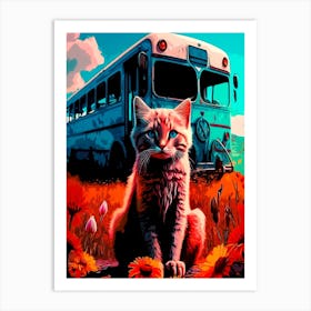 Cute cat 2 Art Print