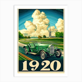 Aihrgdesign A Retro Industrial Poster Promoting Modern Automo A02f8252 Ac04 411d 9ca7 Fac887812882 0 Art Print