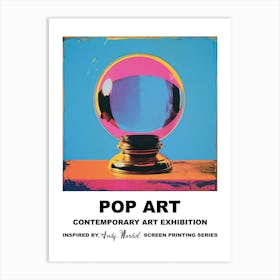 Crystal Ball Pop Art 2 Art Print