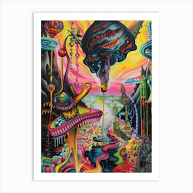 Psychedelic Painting 2 Art Print