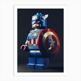 Captain America 12 Art Print